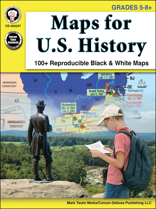 Title details for Maps for U.S. History, Grades 5--8 by Mark Twain Media - Available